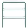 Mesa de centro de vidrio templado 50x40x56 cm de vidaXL, Mesas de centro - Ref: Foro24-284727, Precio: 179,49 €, Descuento: %