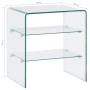 Mesa de centro de vidrio templado 50x40x56 cm de vidaXL, Mesas de centro - Ref: Foro24-284727, Precio: 182,88 €, Descuento: %
