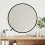 Black round wall mirror Ø 40 cm by vidaXL, Mirrors - Ref: Foro24-348185, Price: 30,09 €, Discount: %