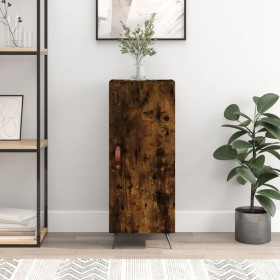 Aparador madera de ingeniería roble ahumado 34,5x34x90 cm de vidaXL, Aparadores - Ref: Foro24-828513, Precio: 58,03 €, Descue...