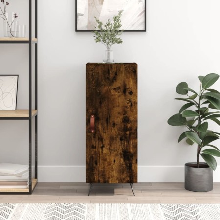 Aparador madera de ingeniería roble ahumado 34,5x34x90 cm de vidaXL, Aparadores - Ref: Foro24-828513, Precio: 58,03 €, Descue...