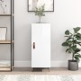 Aparador de madera contrachapada blanco brillante 34,5x34x90 cm de vidaXL, Aparadores - Ref: Foro24-828510, Precio: 62,57 €, ...