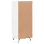 Aparador de madera contrachapada blanco brillante 34,5x34x90 cm de vidaXL, Aparadores - Ref: Foro24-828510, Precio: 62,57 €, ...