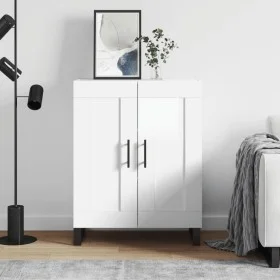 Aparador de madera contrachapada blanco brillante 69,5x34x90 cm de vidaXL, Aparadores - Ref: Foro24-830222, Precio: 91,44 €, ...