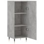 Aparador de madera contrachapada gris hormigón 34,5x34x90 cm de vidaXL, Aparadores - Ref: Foro24-828520, Precio: 56,79 €, Des...