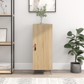 Aparador madera contrachapada color roble Sonoma 34,5x34x90 cm de vidaXL, Aparadores - Ref: Foro24-828511, Precio: 57,11 €, D...