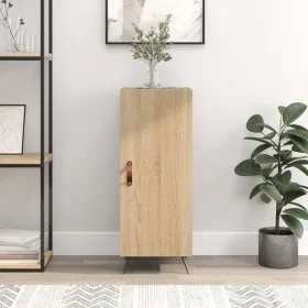Aparador madera contrachapada color roble Sonoma 34,5x34x90 cm de vidaXL, Aparadores - Ref: Foro24-828511, Precio: 56,41 €, D...