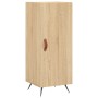 Aparador madera contrachapada color roble Sonoma 34,5x34x90 cm de vidaXL, Aparadores - Ref: Foro24-828511, Precio: 57,11 €, D...