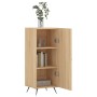 Aparador madera contrachapada color roble Sonoma 34,5x34x90 cm de vidaXL, Aparadores - Ref: Foro24-828511, Precio: 57,11 €, D...