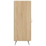 Aparador madera contrachapada color roble Sonoma 34,5x34x90 cm de vidaXL, Aparadores - Ref: Foro24-828511, Precio: 57,11 €, D...