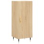 Aparador madera contrachapada color roble Sonoma 34,5x34x90 cm de vidaXL, Aparadores - Ref: Foro24-828519, Precio: 56,79 €, D...