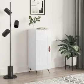 Glossy white plywood sideboard 34.5x34x90 cm by vidaXL, Sideboards - Ref: Foro24-830414, Price: 61,72 €, Discount: %