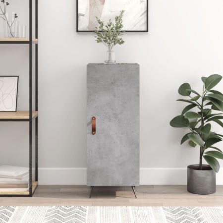 Aparador de madera contrachapada gris hormigón 34,5x34x90 cm de vidaXL, Aparadores - Ref: Foro24-828512, Precio: 57,32 €, Des...