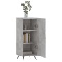 Aparador de madera contrachapada gris hormigón 34,5x34x90 cm de vidaXL, Aparadores - Ref: Foro24-828512, Precio: 57,32 €, Des...