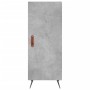 Aparador de madera contrachapada gris hormigón 34,5x34x90 cm de vidaXL, Aparadores - Ref: Foro24-828512, Precio: 57,32 €, Des...