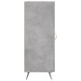 Aparador de madera contrachapada gris hormigón 34,5x34x90 cm de vidaXL, Aparadores - Ref: Foro24-828512, Precio: 57,32 €, Des...