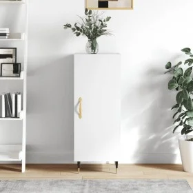 Aparador de madera contrachapada blanco brillante 34,5x34x90 cm de vidaXL, Aparadores - Ref: Foro24-828518, Precio: 61,07 €, ...