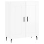 Aparador de madera contrachapada blanco brillante 69,5x34x90 cm de vidaXL, Aparadores - Ref: Foro24-830214, Precio: 87,10 €, ...