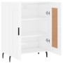 Aparador de madera contrachapada blanco brillante 69,5x34x90 cm de vidaXL, Aparadores - Ref: Foro24-830214, Precio: 87,10 €, ...