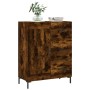 Aparador de madera de ingeniería roble ahumado 69,5x34x90 cm de vidaXL, Aparadores - Ref: Foro24-830265, Precio: 100,42 €, De...