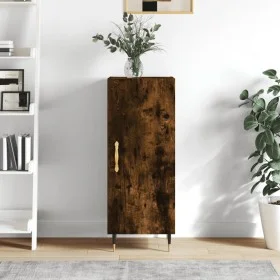 Smoked oak engineered wood sideboard 34.5x34x90 cm by vidaXL, Sideboards - Ref: Foro24-828521, Price: 56,75 €, Discount: %