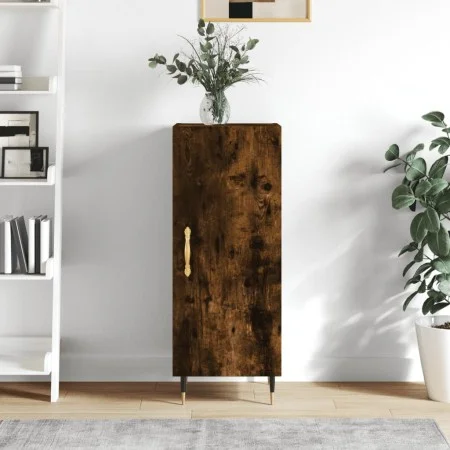 Smoked oak engineered wood sideboard 34.5x34x90 cm by vidaXL, Sideboards - Ref: Foro24-828521, Price: 56,75 €, Discount: %