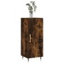 Aparador madera de ingeniería roble ahumado 34,5x34x90 cm de vidaXL, Aparadores - Ref: Foro24-828521, Precio: 57,45 €, Descue...