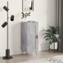 Aparador de madera contrachapada gris hormigón 34,5x34x90 cm de vidaXL, Aparadores - Ref: Foro24-830416, Precio: 57,00 €, Des...
