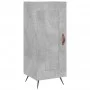 Aparador de madera contrachapada gris hormigón 34,5x34x90 cm de vidaXL, Aparadores - Ref: Foro24-830416, Precio: 56,31 €, Des...
