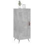 Aparador de madera contrachapada gris hormigón 34,5x34x90 cm de vidaXL, Aparadores - Ref: Foro24-830416, Precio: 57,00 €, Des...