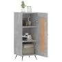 Aparador de madera contrachapada gris hormigón 34,5x34x90 cm de vidaXL, Aparadores - Ref: Foro24-830416, Precio: 56,31 €, Des...