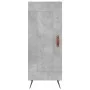 Aparador de madera contrachapada gris hormigón 34,5x34x90 cm de vidaXL, Aparadores - Ref: Foro24-830416, Precio: 56,31 €, Des...
