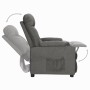 Sillón elevable tela gris oscuro en Sillones | Comprar online en Foru.es