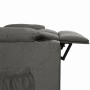 Sillón elevable tela gris oscuro en Sillones | Comprar online en Foru.es