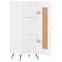 Aparador madera de ingeniería blanco 34,5x34x90 cm de vidaXL, Aparadores - Ref: Foro24-830412, Precio: 59,23 €, Descuento: %