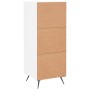 Aparador madera de ingeniería blanco 34,5x34x90 cm de vidaXL, Aparadores - Ref: Foro24-830412, Precio: 59,23 €, Descuento: %
