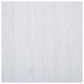 Lamas para suelo autoadhesivas PVC blanco 5,11 m² en Materiales de construcción | Comprar online en Foru.es