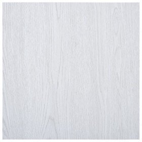 Lamas para suelo autoadhesivas PVC blanco 5,11 m² en Materiales de construcción | Comprar online en Foru.es