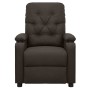 Sillón elevable tela marrón oscuro en Sillones | Comprar online en Foru.es