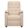 Sillón elevable tela crema en Sillones | Comprar online en Foru.es
