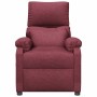 Sillón reclinable eléctrico tela rojo tinto en Sillones | Comprar online en Foru.es