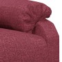 Sillón reclinable eléctrico tela rojo tinto en Sillones | Comprar online en Foru.es