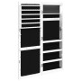 Espejo con joyero y luces LED para pared blanco de vidaXL, Espejos - Ref: Foro24-353244, Precio: 97,79 €, Descuento: %