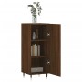Aparador madera de ingeniería marrón roble 34,5x34x90 cm de vidaXL, Aparadores - Ref: Foro24-828523, Precio: 59,39 €, Descuen...