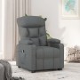 Sillón reclinable eléctrico de tela gris oscuro en Sillones | Comprar online en Foru.es