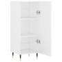 Aparador madera de ingeniería blanco 34,5x34x90 cm de vidaXL, Aparadores - Ref: Foro24-828516, Precio: 58,37 €, Descuento: %
