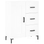 Aparador de madera de ingeniería blanco 69,5x34x90 cm de vidaXL, Aparadores - Ref: Foro24-830260, Precio: 100,21 €, Descuento: %