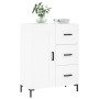 Aparador de madera de ingeniería blanco 69,5x34x90 cm de vidaXL, Aparadores - Ref: Foro24-830260, Precio: 100,21 €, Descuento: %