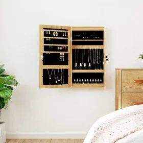 Spiegel mit Schmuckschatulle und LED-Leuchten für die Wand von vidaXL, Spiegel - Ref: Foro24-353240, Preis: 71,14 €, Rabatt: %