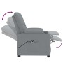 Sillón reclinable eléctrico tela gris claro en Sillones | Comprar online en Foru.es
